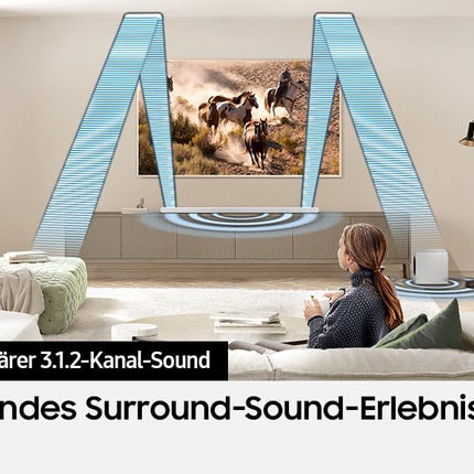 Samsung HW-S811GD 3.1-kanaliga üliõhuke heliriba teleritele, üliõhukese disainiga Bluetooth-kõlar, Q-Symphony, juhtmevaba Dolby Atmos / DTS:X [2024]