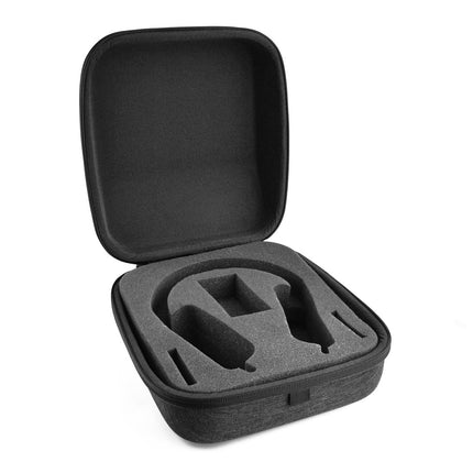 Geekria Shield Case for Large Over-Ear Headphones, Replacement Hard Shell Travel Case with Cable Storage, Compatible with Sennheiser HD660s 2, HD599, AKG K371 (Dark Gray)