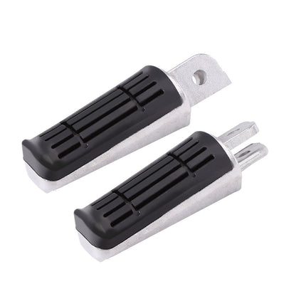 Qiilu Pair Front Motorcycle Footrest Pedals Footpegs for XJR400 / 1200/1300 / FZ400