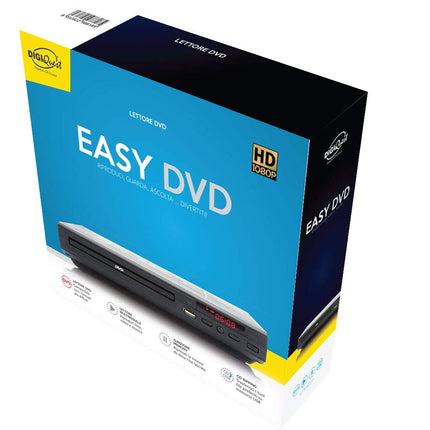 Digiquest DVD-mängija Easy, must