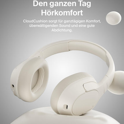 Belkin SoundForm Isolate mürasummutavad kõrvaklapid, juhtmevabad Bluetooth-kõrvaklapid, mikrofoniga peakomplekt, kõrvapealsed kõrvaklapid 60-tunnise esitusajaga, sügav bass, CloudCushion kõrvaklapid – liivakarva
