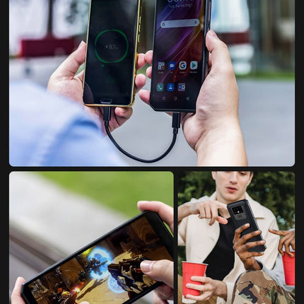 OUKITEL K15 Pro 10000mAh Unlocked Smartphone, P60 8GB+128GB, 48MP Triple Camera, 18W Fast Charge+Reverse Charge, Android 11 Dual SIM Phone, 6.52'' HD+, Fingerprint Face Recognition NFC GPS