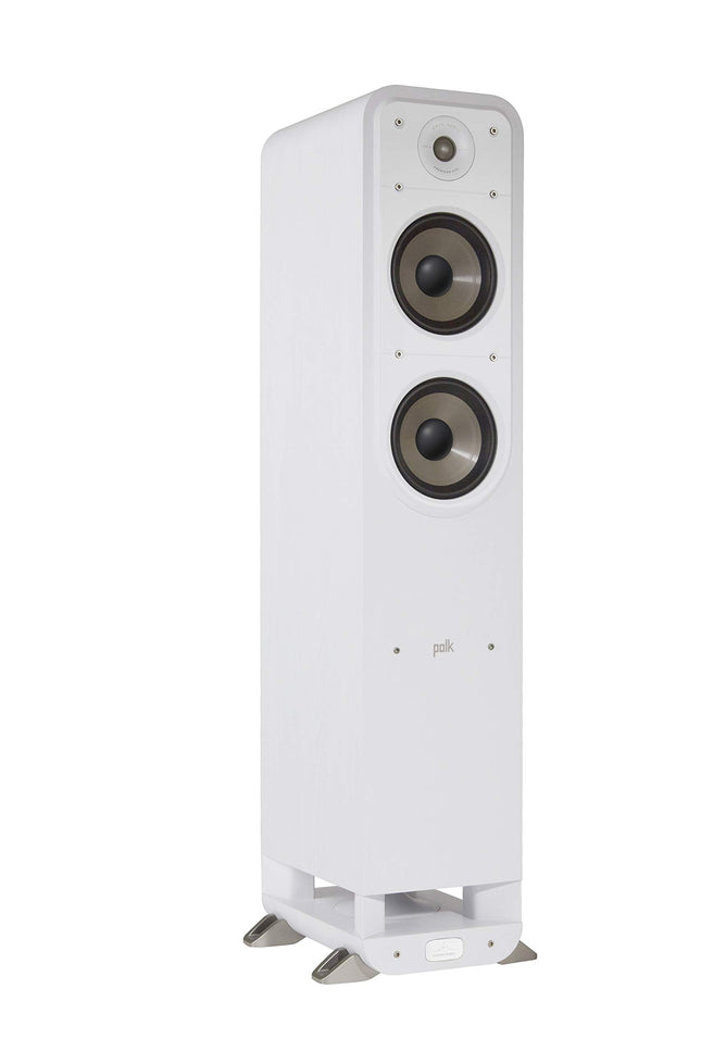 Polk Audio Signature S50E Floorstanding Speaker, HiFi Speaker for Music and Home Theater Sound, Passive Full Range Speaker, 20-150 Watts, 8 Ohms, High Res, 42Hz-40kHz (Piece)