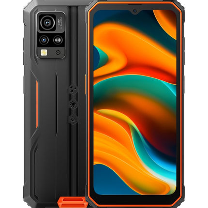 Blackview IP68 Outdoor Smartphone Unlocked BV4800, 6GB+64GB(1TB Expansion), 6.56'' HD+ 120Hz, ArcSoft® 13MP+5MP, Android 13 Dual SIM Waterproof Smartphone, Fingerprint, GPS NFC Orange
