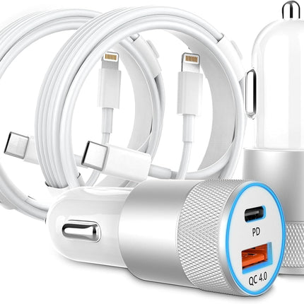 [MFi sertifitseeritud] Sigaretisüütaja laadija auto USB-C adapter 1 m Lightning-kaabliga, 48 W autolaadija laadimisadapteri auto laadimiskaabel iPhone 14 13 12 11 Pro Max/X/8/7/6 jaoks
