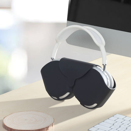 kwmobile Case compatible with Apple Airpods Max - Headphone Case made of silicone - Cover in black