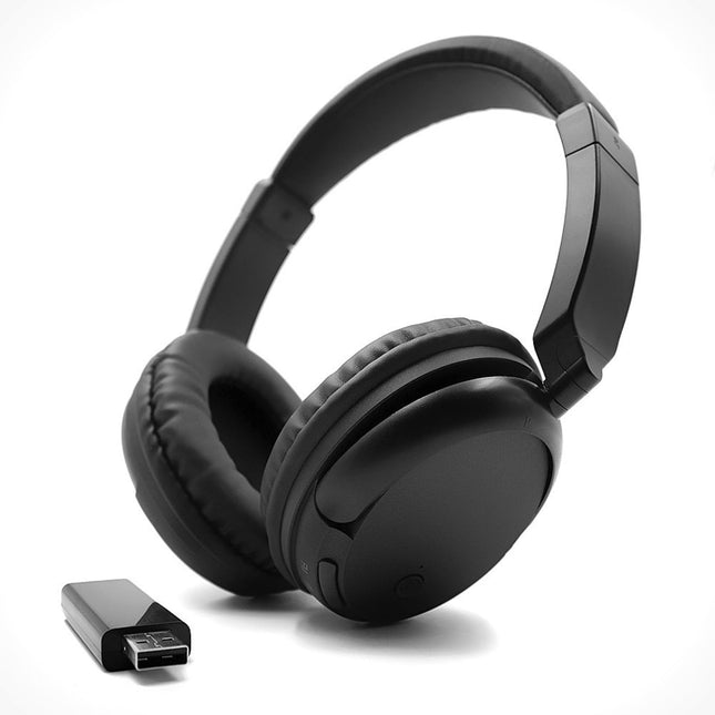Bluetooth-juhtmevabad kõrvaklapid USB-saatjaga, Bluetooth 5.3 kõrvaklapid, juhtmevabad teleri peakomplektid, sissetõmmatav peavõru, ülikerged kõrvaklapid, juhtmevabad kõrvaklapid eakatele ja täiskasvanutele, heli viivituseta