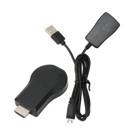 1080P juhtmevaba HDMI-ekraaniadapter, WiFi mobiilse ekraani peegeldamise vastuvõtja, toetab Airplayd/Miracasti/DLNA-d, voogesitab videot/heli telerisse, Androidile