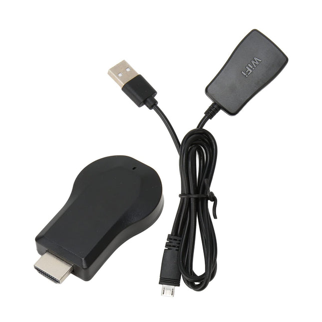 1080P juhtmevaba HDMI-ekraaniadapter, WiFi mobiilse ekraani peegeldamise vastuvõtja, toetab Airplayd/Miracasti/DLNA-d, voogesitab videot/heli telerisse, Androidile