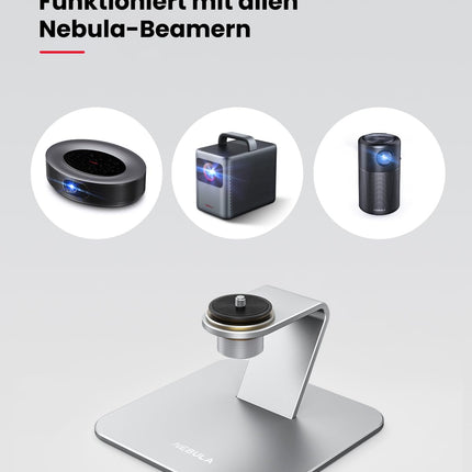 NEBULA lauaprojektori kinnitus, 360° kõrguse reguleerimisega, ühilduvad projektorid, kapsliseeria, päikeseenergia seeria, kosmose seeria, Marsi seeria, Astro