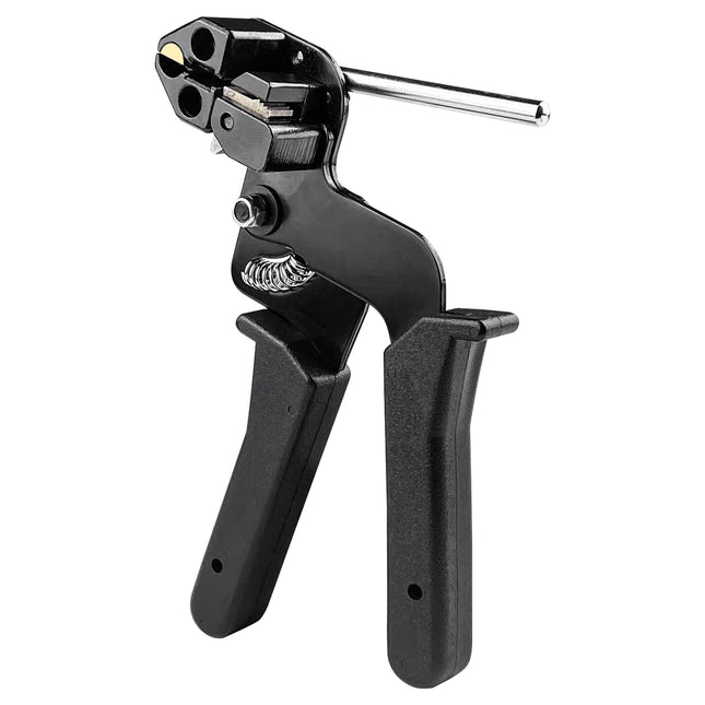 Gvolatee cable tie tool cable tie gun carbon steel, cable tie pliers with tensioning and automatic cutting function, cable tie gun cutting metal cable ties as needed
