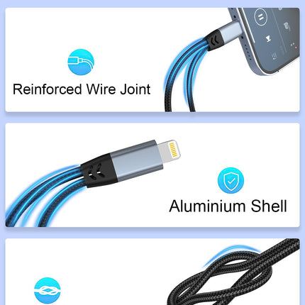 【Apple MFi sertifitseeritud】 2-ühes Lightning - 3,5 mm kõrvaklapipesa adapter iPhone'ile ja laadijale, kõrvaklappide muundur, jagaja, tugi muusikale + laadimine + HiFi + mikrofon + juhtimine iPhone'ile