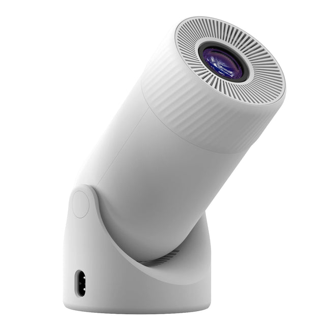 Miniprojektor 4K, toetab WiFi 6 BT5.1 kaasaskantavat projektorit 300 ANSI, Full HD 1080P nutiprojektor, 180° pöörlev mobiilprojektor, automaatne Keystone-miniprojektor, Androidile/iOS-ile/PC-le/Switchile (valge)