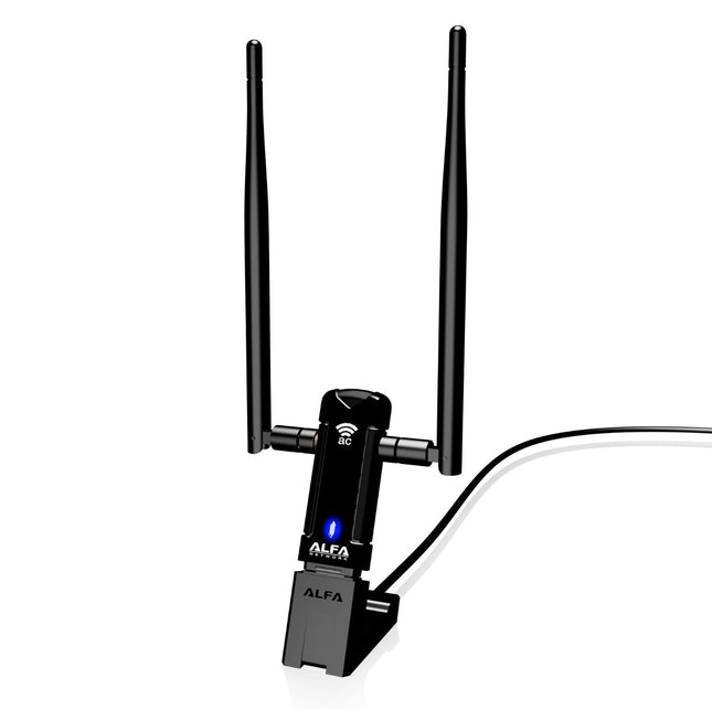 ALFA Network AWUS036AC – USB adapter, antenna 5 dBi, dual band, WiFi