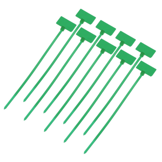 QUARKZMAN 250 Pack Marking Cable Ties with Cable Labeling, 4x150mm Self-Locking Cable Ties Set, 18lb Tensile Strength Cable Ties Resealable for Cable Management, Green