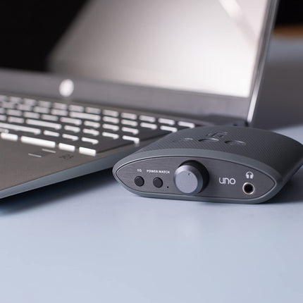 iFi UNO - DAC &amp; AMP Headphones - USB-C Input - Audio Enhancement - Streaming/Gaming/Music Modes - Sound Customization - 32-bit/384 kHz/DSD256/MQA - Windows/MAC/Smart Device/Active Shield