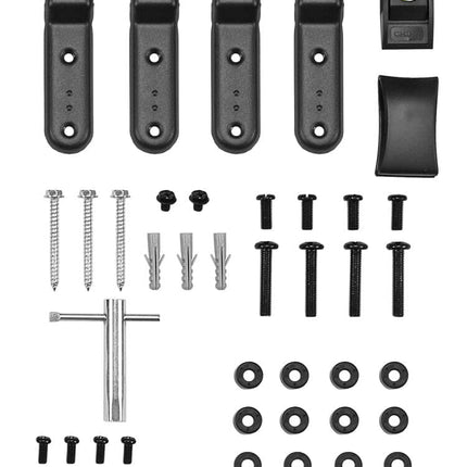 Amazon Basics teleri kinnitus/seinakinnitus, pöörlev, kallutatav, 66–140 cm kumeratele ja lameekraanteleritele või monitoridele kuni 36 kg, max. VESA 400 x 400 mm, must