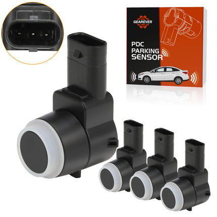 GEAREVER parkimisandur PDC andur parkimisabi parkimisassistent tagumine ees ühildub Mercedes-Benz C-klassi W203 W204 T-mudeli S203 S204 E-klassi W211 W212 M-klassi W166 2215420417, 4 tükki