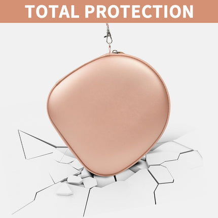 PAIYULE Case for Sony WH-CH720N WH-CH520 WH-1000XM4 Wireless Bluetooth Noise Cancelling Over The Ear Headphones, Carrying Case Organizer Travel Bag Pouch (Box Only) (Rose Gold)