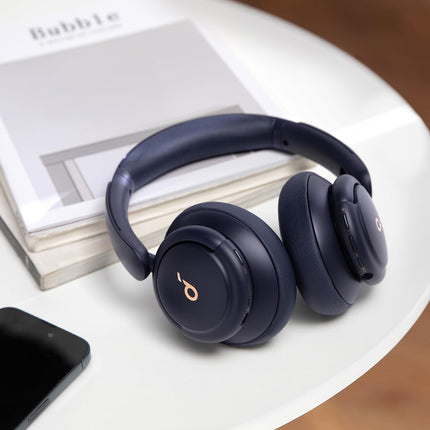 Soundcore by Anker Q30 Bluetooth kõrvaklapid, hübriidne aktiivne mürasummutus, kohandatavad režiimid, kõrglahutusega heli, ekvalaiser rakenduses, 40-tunnine aku, mugav sobivus, kahe seadme ühendus (sinine)
