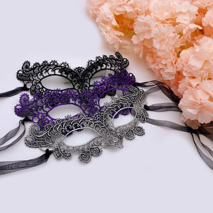 7 Pieces Venetian Face Mask Women Men, Sexy Eye Masks, Lace Masquerade, Lace Eye Mask, Lace Mask for Halloween Carnival Evening Dress Dance Masked Ball Costume Party Cosplay, Mixed Colors