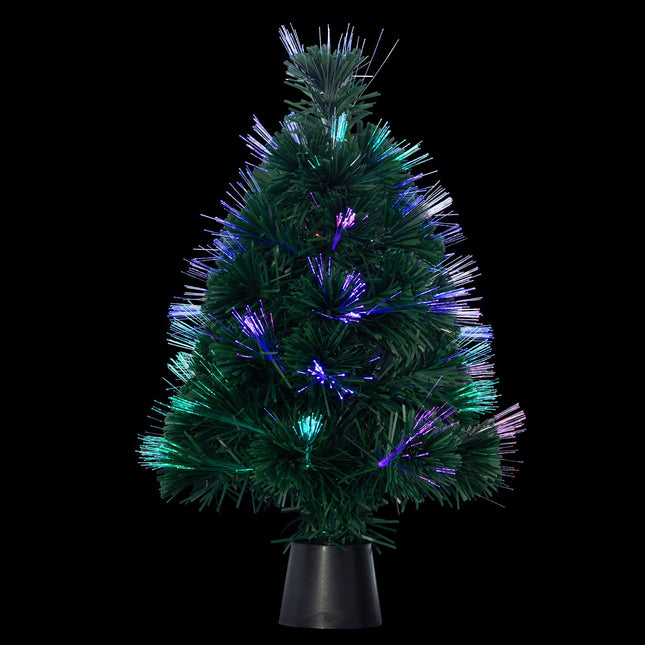 FEERIC CHRISTMAS - jõulupuu, kunstkuusk, roheline, klaaskiust, mitmevärviline, K 45 cm