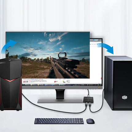 Chenyang 8K DisplayPort lüliti jaotur kahesuunaline DP lüliti 4K 1080p DP adapter
