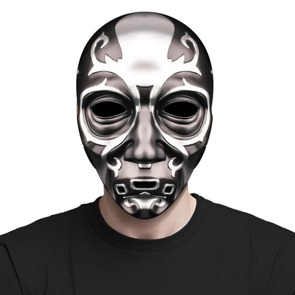 Goloxou Death Eater Mask Resin Skull Mask Horror Realistic Mask for Adults Halloween Carnival Cosplay
