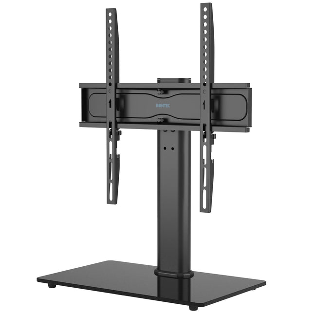 BONTEC telerialuse pöörlev alus 26–55-tollistele LCD LED OLED plasmateleritele ja kumeratele teleritele kuni 45 kg, kõrguselt reguleeritav ja stabiilne. Max. VESA 400x400