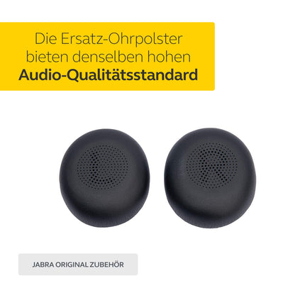 Jabra kõrvaklappide padjad Evolve2 40/65 jaoks – 6 paari vahetuskõrvapatju kõrvaklappidele – mustad, üks suurus