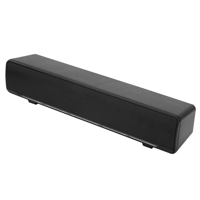 Kaasaskantav heliriba, stereoheliriba USB-kaabli ja muusikapleieriga, bassiruumi helikast 3,5 mm audiopesaga arvuti, mobiiltelefonide, lauaarvuti, sülearvuti, teleri, tahvelarvuti MP3, MP4 jaoks (must)