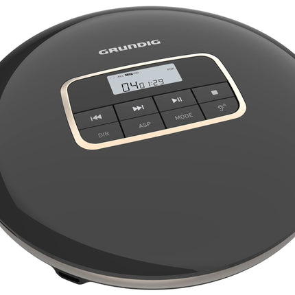Grundig GCDP 8500, kaasaskantav CD-mängija, must/hõbedane