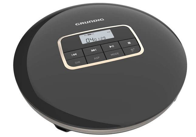 Grundig GCDP 8500, kaasaskantav CD-mängija, must/hõbedane