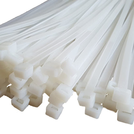 Cable ties 100mm, 400 pieces, black - natural - including storage box | Premium quality from PC24 Shop &amp; Service