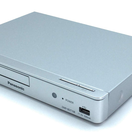 Panasonic DMP-BDT168EG kompaktne 3D Blu-ray mängija (Full HD ülesskaleerimine, internetirakendused, LAN-ühendus, USB, MKV taasesitus) hõbedane