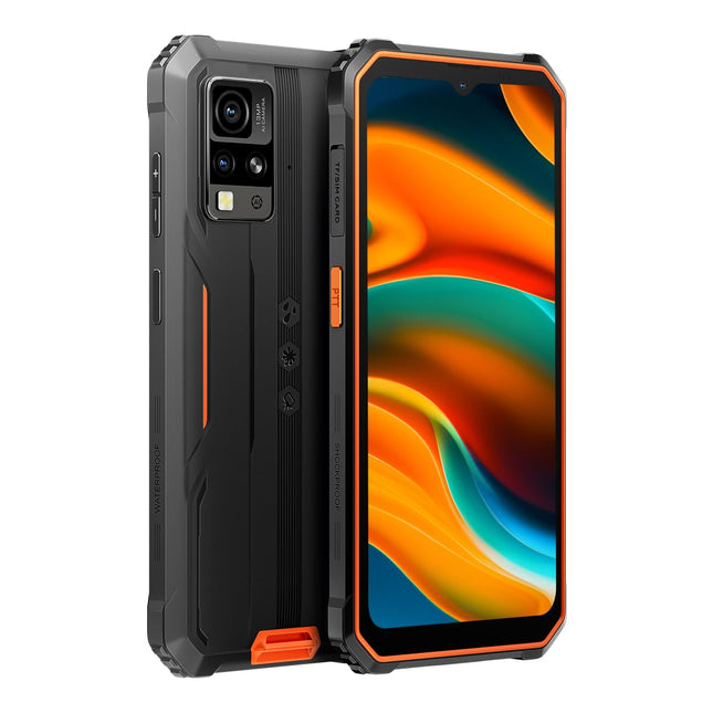 Blackview BV4800 - Välitingimustesse kasutatav 4G mobiiltelefon - 6,56-tolline ekraan - Helio A22 protsessor - 3 + 64 GB - Nutitelefon kauakestva 5180 mAh akuga - Kindarežiim - Oranž