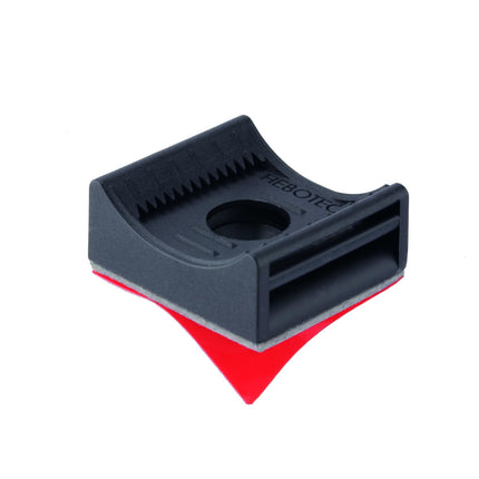 Hook and loop base for self-adhesive mounting | for self-assembly | for 20 mm back-to-back hook and loop tape (sold separately) | for orderly cable management | 10 pieces | Flame-retardant according to UL94-V0
