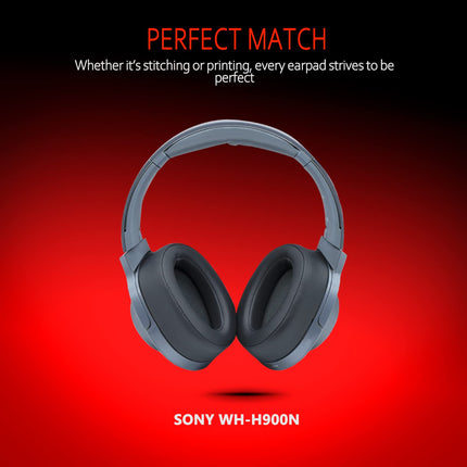 Crown Kalpasmos kõrvapadjad Sony WH-H900N jaoks, ühilduvad MDR-100ABN kõrvaklappidega, kõrvaümbrised, pehme mäluvaht, proteiinnahk, vahetuskõrvapadjad, peakomplekti parandusosa, PU-kott (hall)