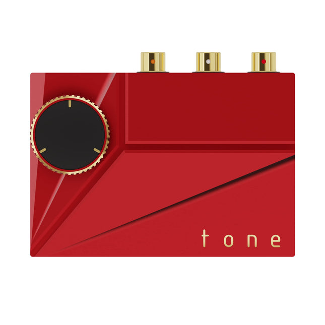 Khadas Tone2 Pro DAC kõrvaklapivõimendi, tasakaalustatud kaasaskantav kõrvaklapivõimendi, HiFi võimendussüsteem USB-sisendiga, 3,5 mm tasakaalustamata/4,4 mm tasakaalustatud, RCA riistvaraline MQA dekooder (punane)