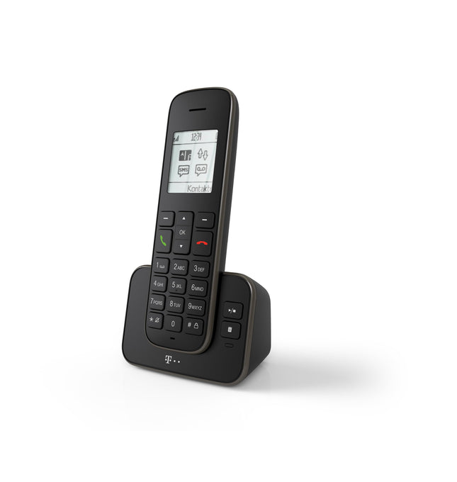 Telekom Sinus A 207 must DECT lauatelefon automaatvastajaga