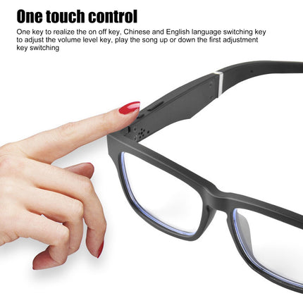 Glasses, Wireless V5.0 Smart Glasses with Integrated Microphone for Talking, Watching TV, Listening to Music, Stereo Sound, Music Glasses with Open Sound and Eye Protection