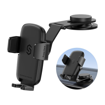 Syncwire Phone Mounts for Your Car Dashboard Tesla Screen, Super Stable Car Phone Holder, Foldable Aluminum Alloy Arm for iPhone 15 Pro Max 14 13 12 11 and All Phones