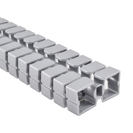 Oskar Lehmann cable guide square Kuba 1 Length: 1254 mm Cable conduit Made in Germany by Silber