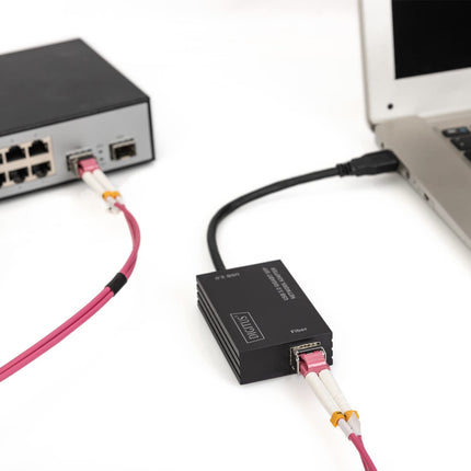 DIGITUS USB3.0 Gigabit SFP Network Adapter requires additional SFP module