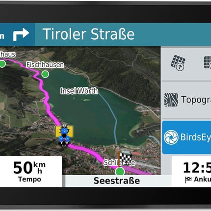 Garmin zūmo XT – waterproof motorcycle navigation system for on- and off-road use with an ultra-bright 5.5" (14 cm) HD touchscreen display and preloaded EU map. With Adventurous Routing and satellite imagery