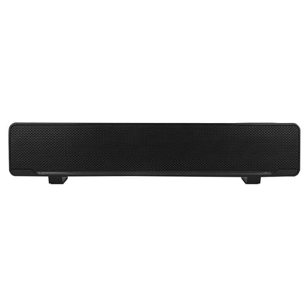Soundbar PC Speaker, USB Mini Soundbar Portable Subwoofer Wired LED Music Box with Dual Drivers Pure Bass for 3.5 mm Aux-in Connection Desktops, TV, Laptops, Cell Phones