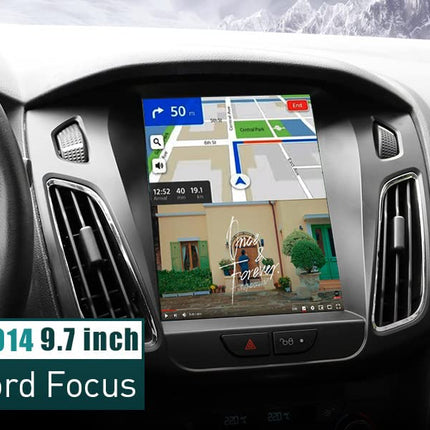 YUNTX Android 14 autoraadio sobib Ford Focusele (2010-2014) - [2G+32G] - tagakaamera, Canbusi ja kaardiga - GPS 2 DIN - toetab DAB-i/rooliratta juhtimist/WiFi-d/Bluetooth 5.0 / Carplayd/IPS-i