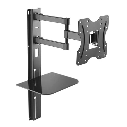 Maclean MC-771 seinakinnitus riiuliga 23"-42" 200x200 VESA LCD LED plasmateleri kinnitus
