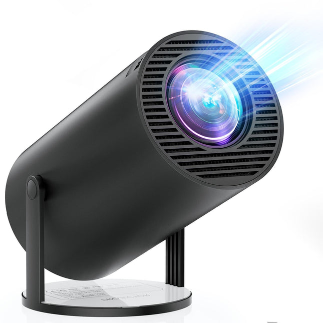 Miniprojektor kaasaskantav Android 11-16000 Lux projektor 4K toetatud 180° pöörlemine ja automaatne trapetsikorrektuur, välistingimustes kasutatav projektor ühildub TV Stick/Windows/iOS/Android/HDMI/USB-ga (1080P-2)