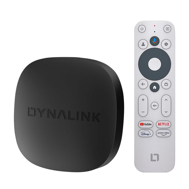 Google TV Box – nutiteleri karp toetab Google TV-d, Netflixi, 4K UHD voogedastusmeediapleierit. Toetab Google Assistantit, Dolby Audiot, HDR10+, juhtmevaba ekraanipeegeldust, 2 GB + 16 GB, kahe sagedusribaga WiFi-d.